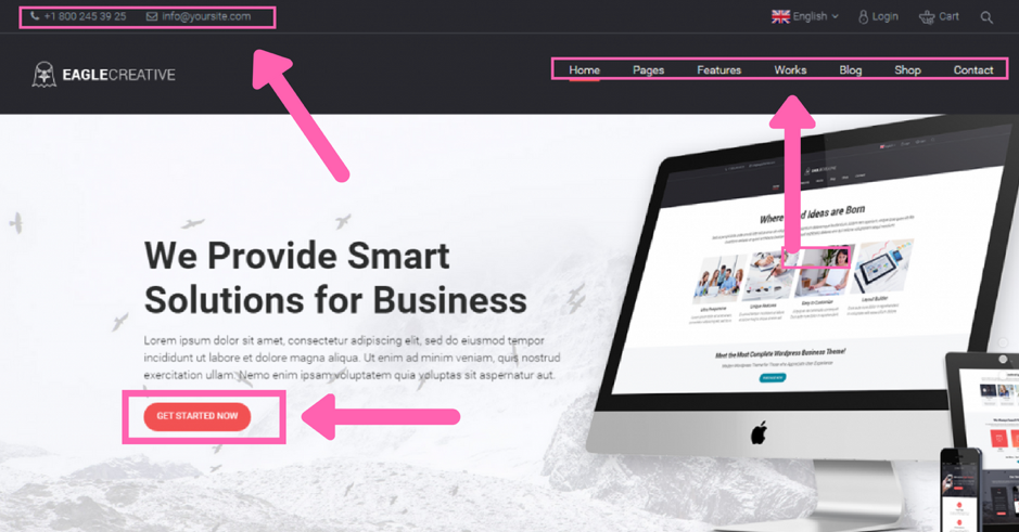 Local SEO Optimised Website Example Image